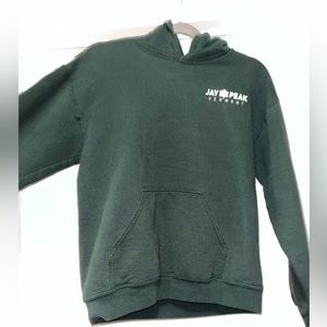 Dark Green Graphic Hoodie